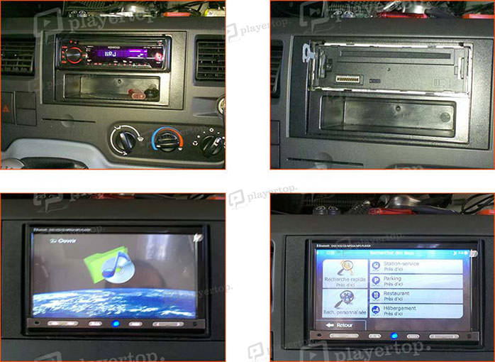 installation autoradio renault trafic 2008